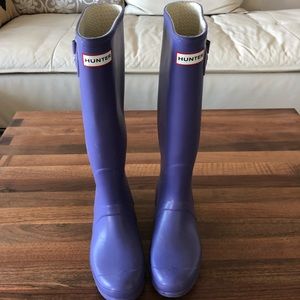 Authentic Hunter Rain Boots Purple